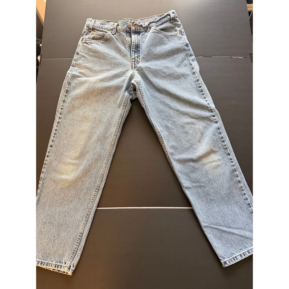 Levi’s 550 Relaxed Fit Jeans Orange Tab Fade Denim